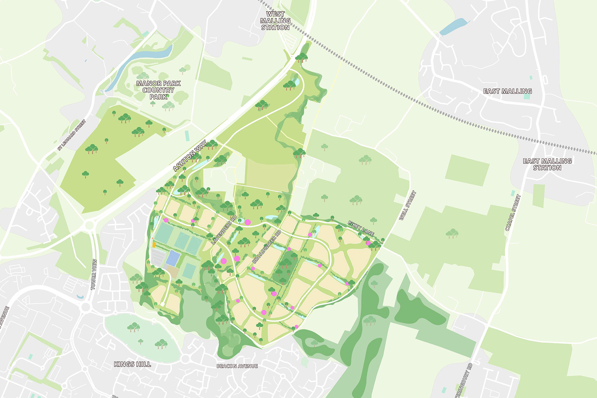 Emerging framework masterplan